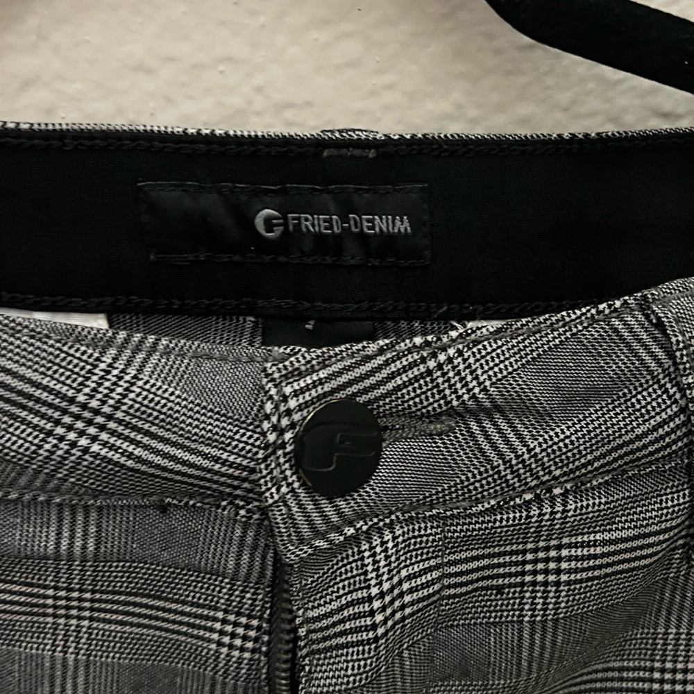 Gray Plaid Pants - Picture 2 of 4